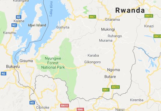 Nyungwe National park location